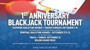1st Anniversary Blackjack Tournament