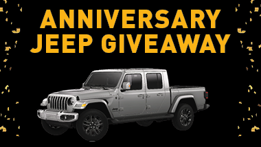 Anniversary Jeep Giveaway