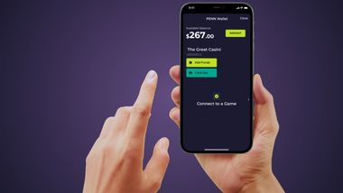 PENN Wallet connected to a game