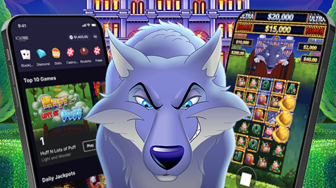 Wolf from Huff n Puff Game